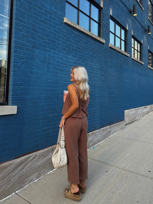 Picnic Princess Pant// Brown